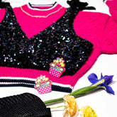Cupcake: Pink & Multi-Color Happy Birthday Nipple Pasties by Pastease®-French Quarter Lingerie
